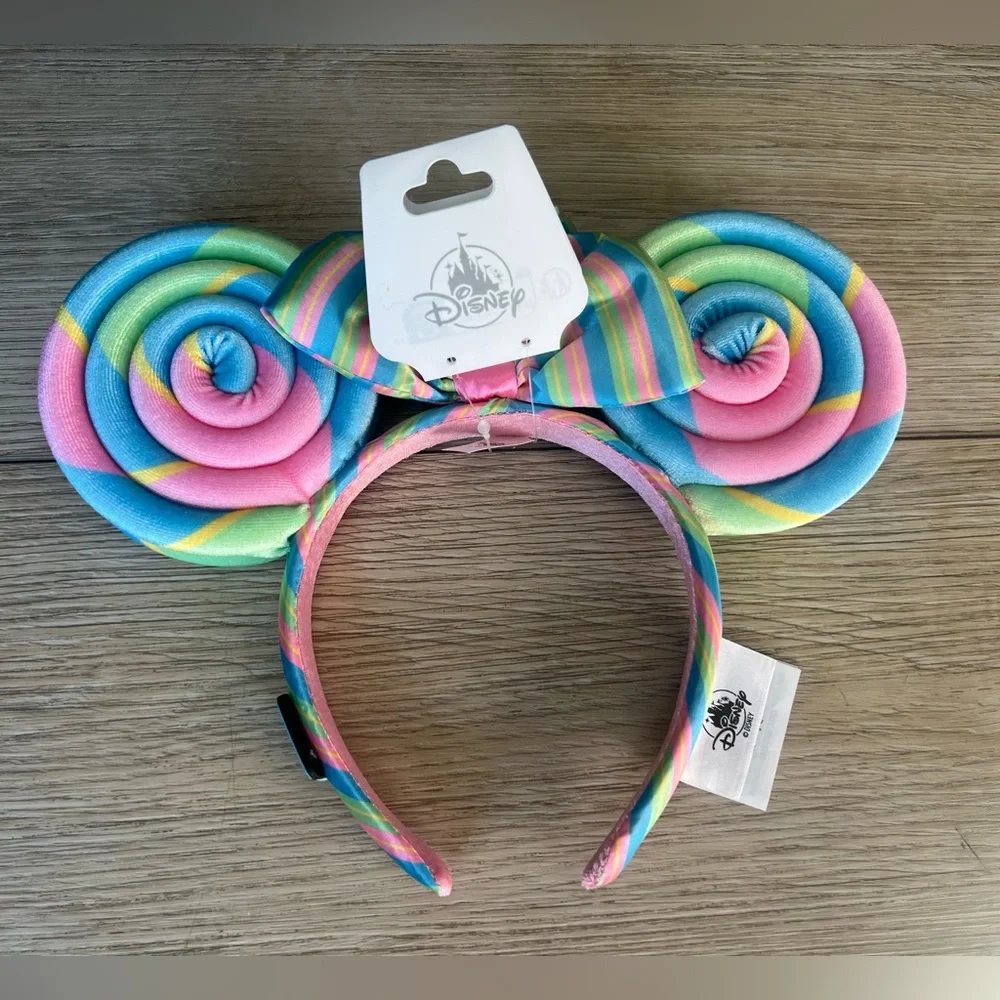 Disney Eats Minnie Mouse Lollipop Headband Ears New 🍭 - Picture 2 of 8
